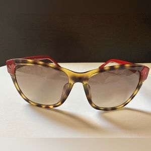 MICHAEL KORS Zoey Tortoise & Red Sunglasses